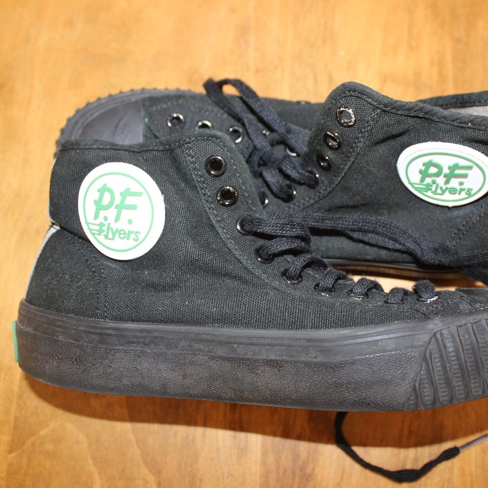 P.F. Flyers Non-Slip Black High Tops